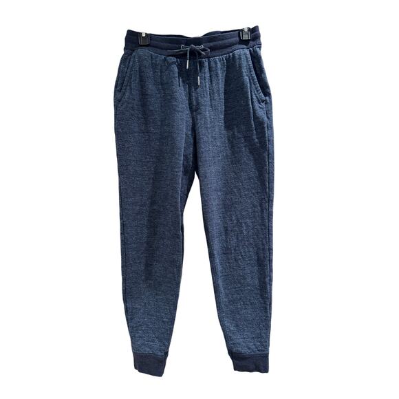 Faherty Men’s Double Knit Joggers Size Small Navy Blue - Picture 2 of 10